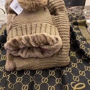 Sweater set and small purses